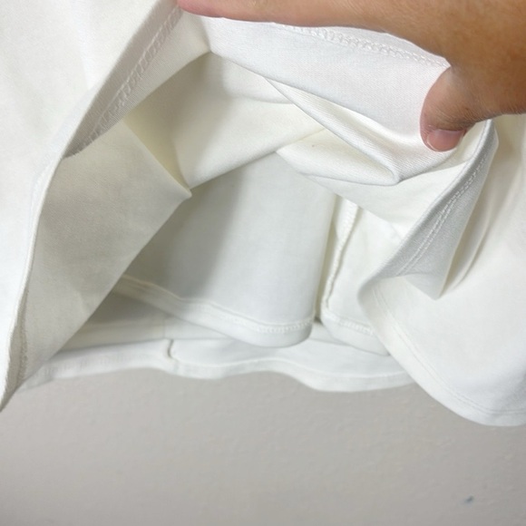 Lulus Believe in Love White Strappy Backless Skater Mini White Dress Sz Medium - Picture 10 of 15